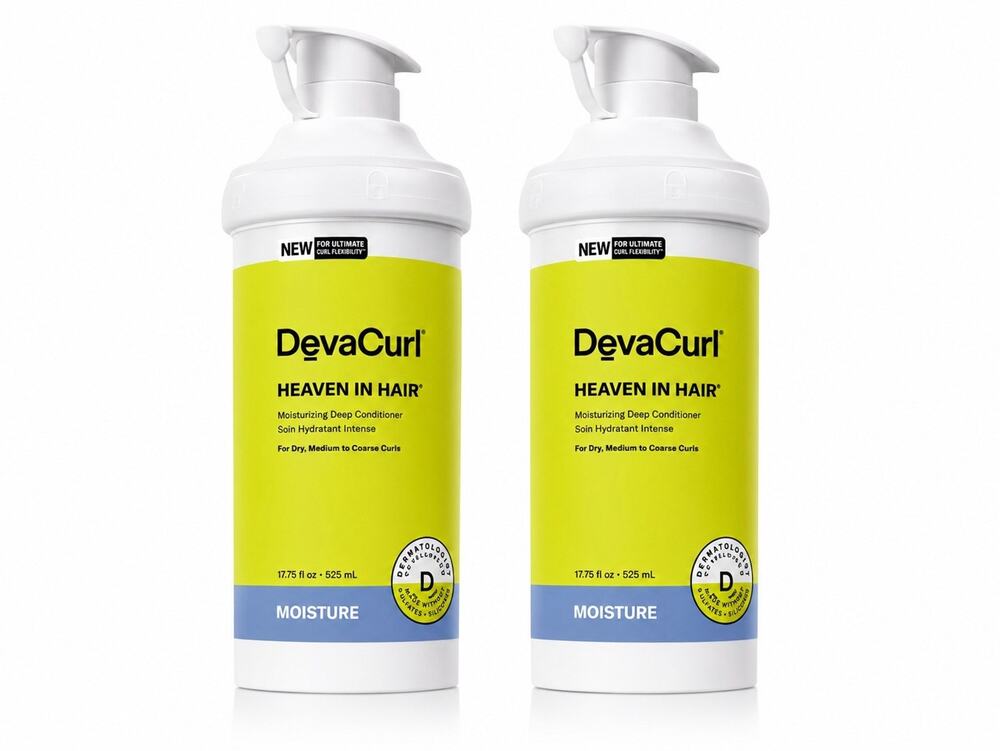 DevaCurl Heaven In Hair Deep Conditioner Moisture 17.75 fl oz 525 mL Pump